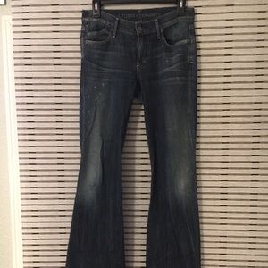 Citizens of Humanity Distressed Flare Jeans